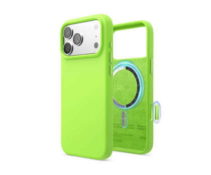 Etui / obudowa na smartfona Elago Magsafe Silicon Case do iPhone 17 PRO Max Lime Green